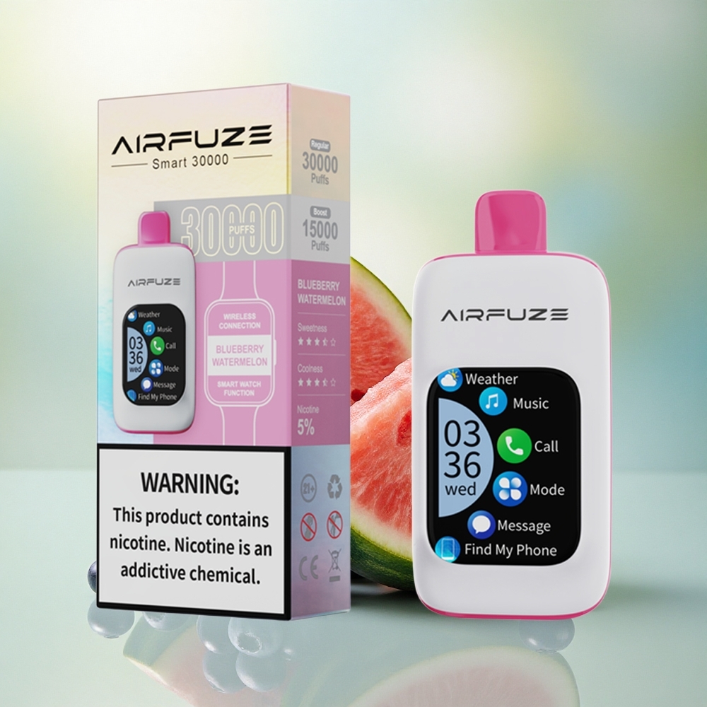 AirFuze Smart 30000 Blåbær Vannmelon 900mAh 5% Nikotin