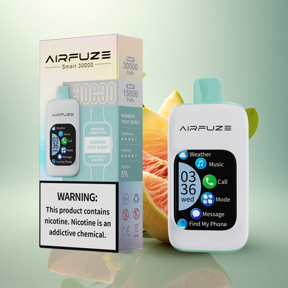 AirFuze Smart 30000 Regnbue Frukt Eksplosjon med 5% nikotin og 900mAh