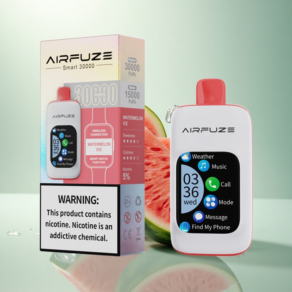 AirFuze Smart 30000 Vannmelon Is med 5% nikotin og 900mAh