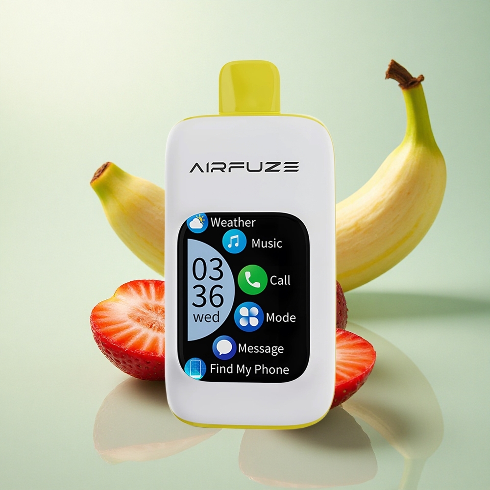 AirFuze Smart Pro 40000 Jordbær Banan 20ml 5% Nikotin 900mAh