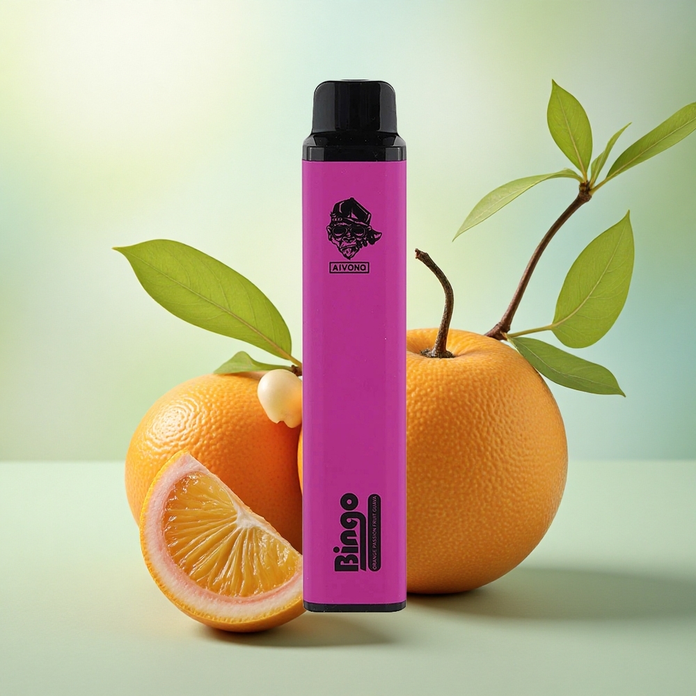 Aivono Aim Bingo 4000 Appelsin Pasjonsfrukt Guava 1000mAh 10mL 5% nikotin