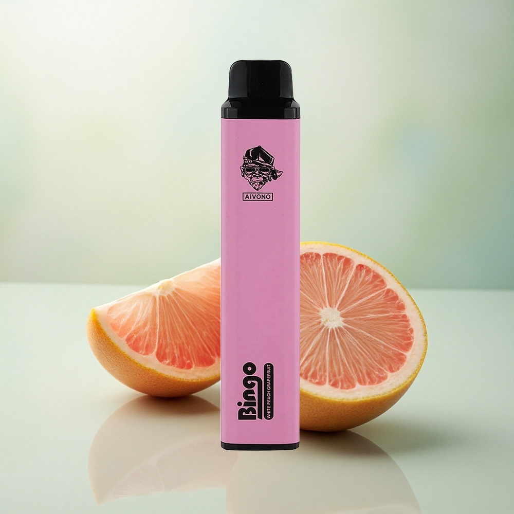Aivono Aim Bingo 4000 Hvit Fersken Grapefrukt med 1000mAh og 10mL