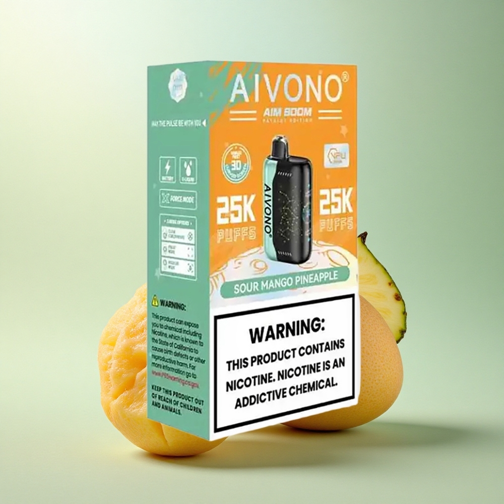 Aivono Aim Boom 25000 Sur Sitron Mango Ananas Type-C 650mAh