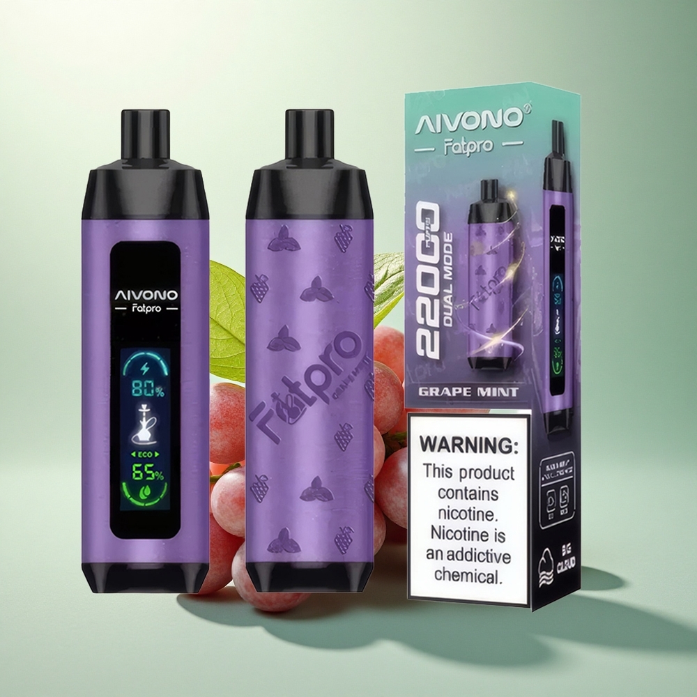 Aivono Aim Fatpro 22000 Druemynte med 5% nikotin og 600mAh