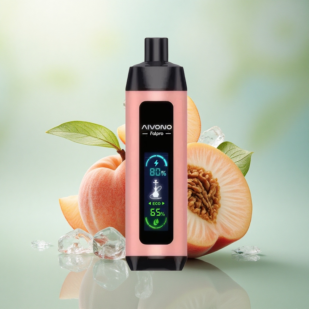 Aivono Aim Fatpro 22000 Fersken Is med 5% nikotin og 600mAh