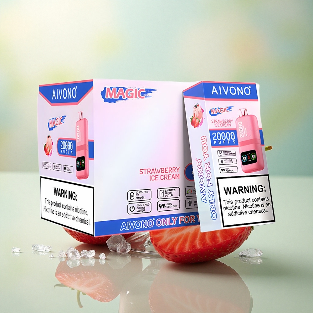 Aivono Aim Magic 20000 Jordbæriskrem med 5% nikotin og 600mAh