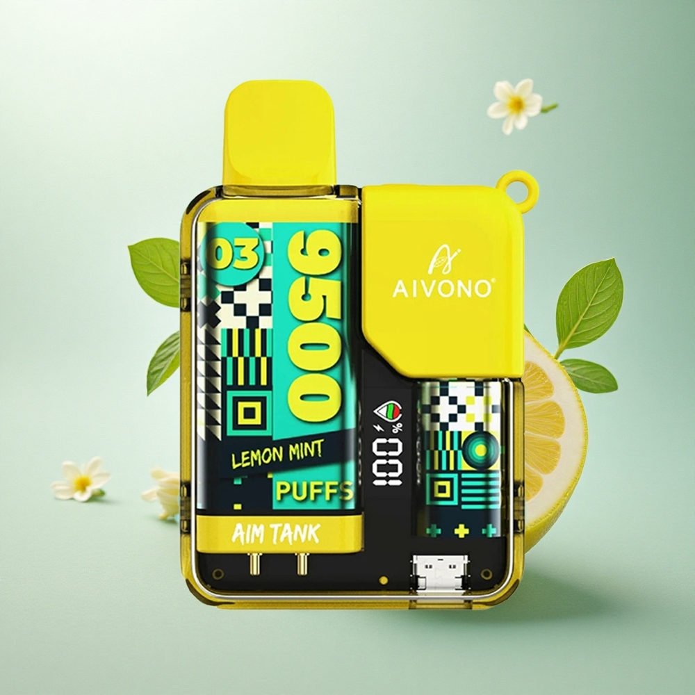 Aivono Aim Tank 9500 Sitron Mynte 18ml 650mAh