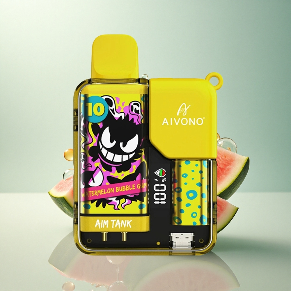 Aivono Aim Tank 9500 Vannmelonskyggegummi med 5% nikotin og 650mAh