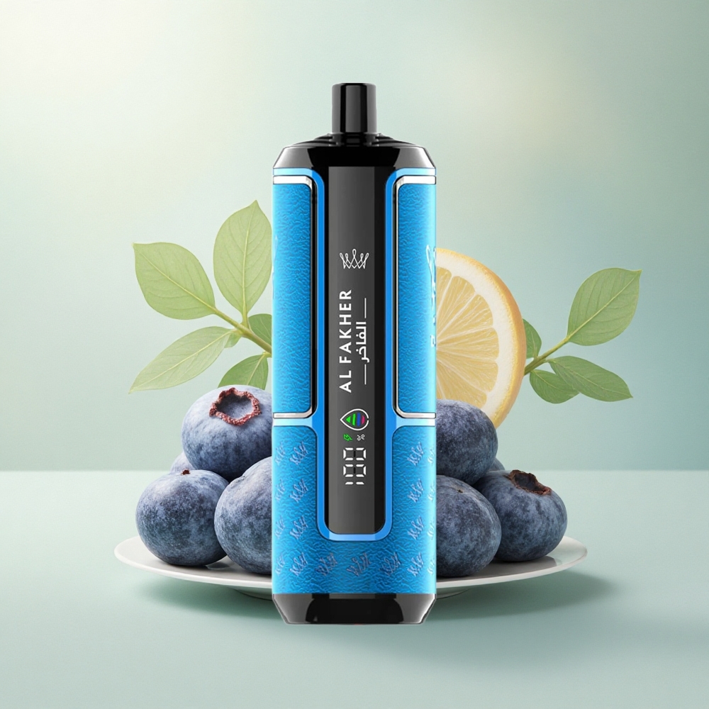 Al Fakher Crown Bar 15K Hypermax Blåbærtugg med 600mAh og 6mg nikotin