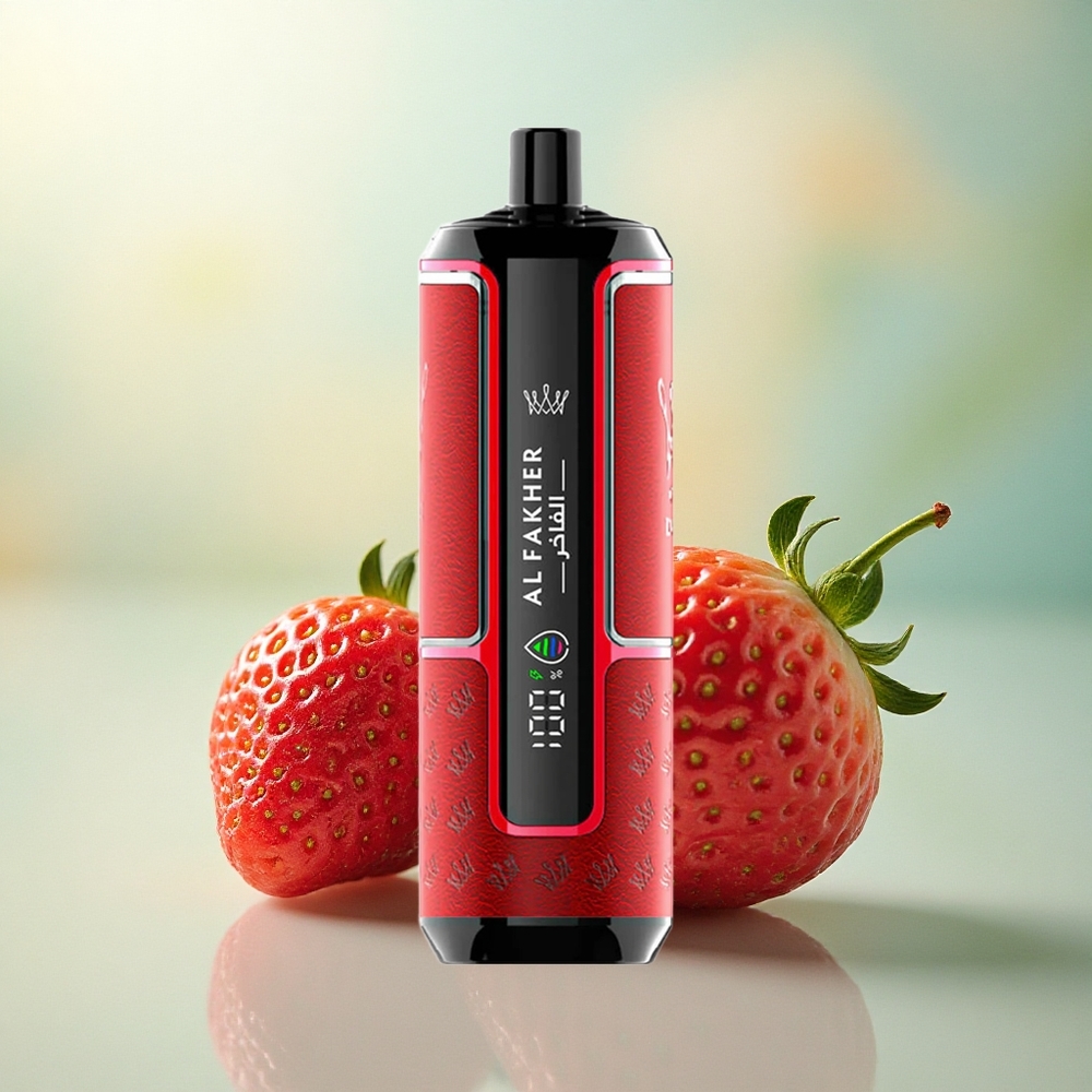 Al Fakher Crown Bar 15K Hypermax Jordbær Punch 600mAh 6mg Nikotin