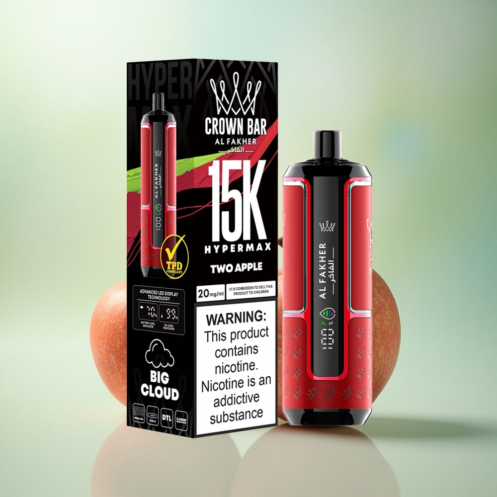 Al Fakher Crown Bar 15K Hypermax To Epler 22ml 600mAh 6mg nikotin