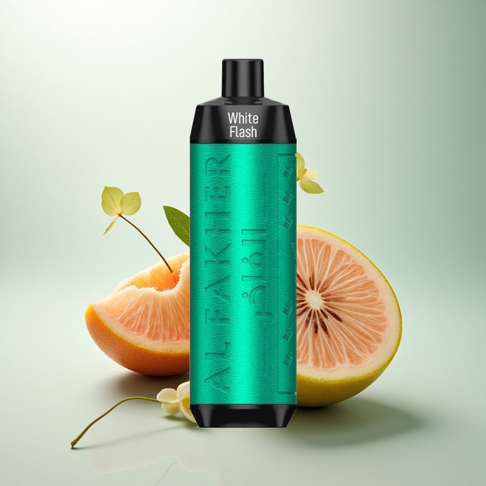 Al Fakher Crown Bar 8000 Crystal Hvit Blits 600mAh 18ml Nikotin