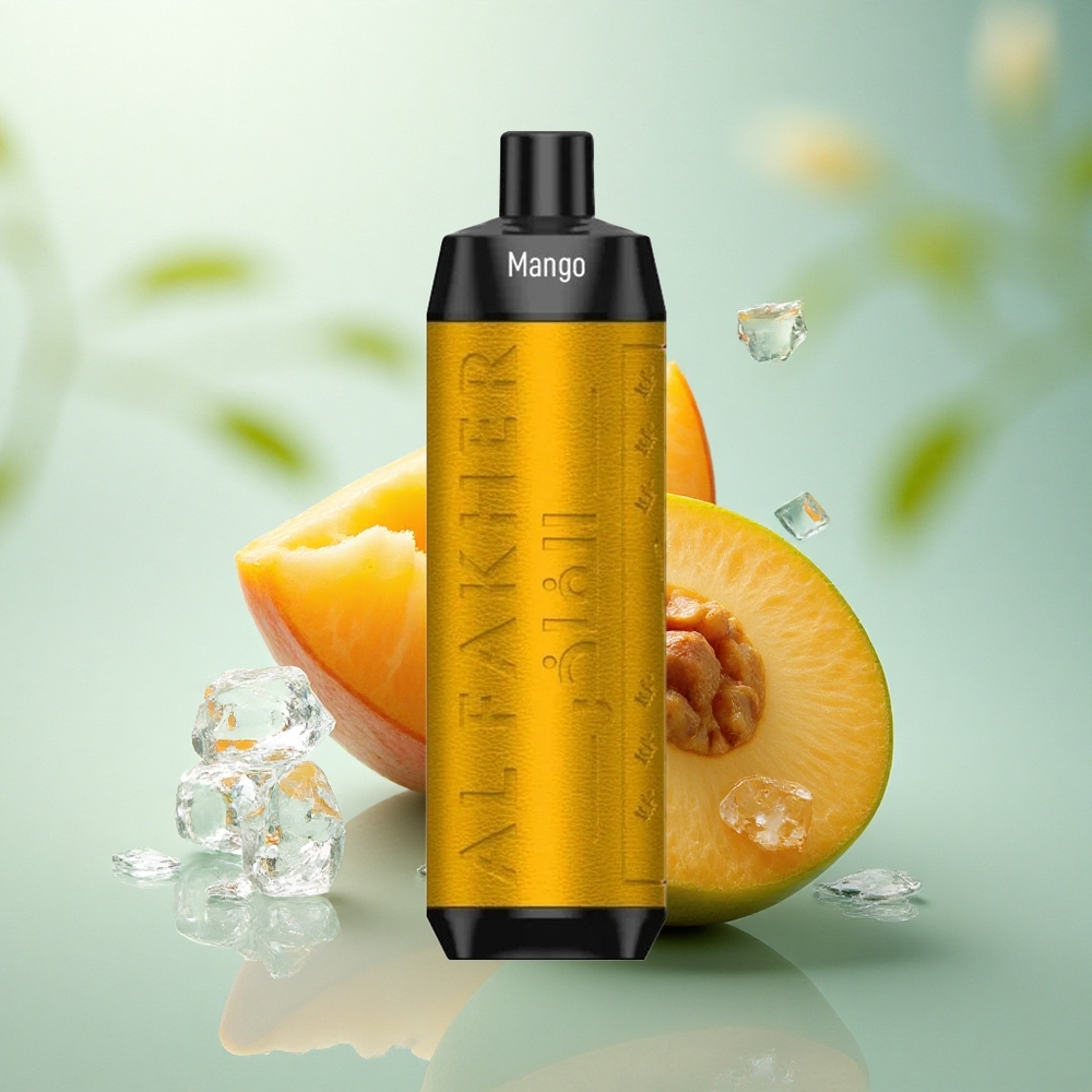 Al Fakher Crown Bar 8000 Crystal Mango Is med 5mg nikotin og 600mAh batteri